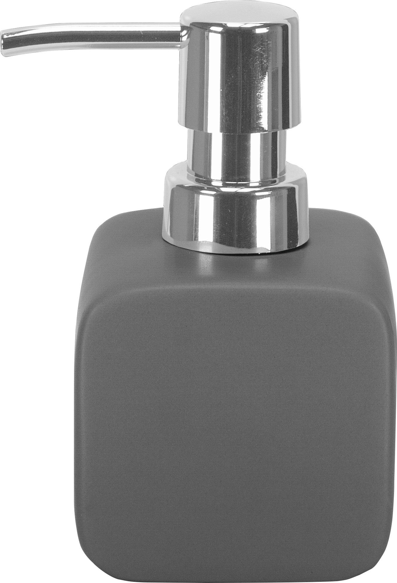 SEIFENSPENDER Cubic  - Anthrazit, Basics, Keramik (19,3/7cm) - Kleine Wolke