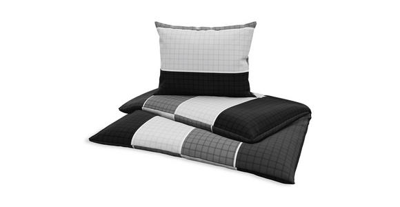 Bettwäsche Rosella 140/200cm Grau - Silberfarben, MODERN, Textil - Luca Bessoni