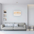 HÄNGELEUCHTE 45/120 cm  - Creme, MODERN, Holz/Kunststoff (45/120cm) - Novel