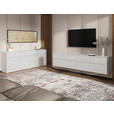 SIDEBOARD  220/80/40 cm 4 Schublade(n)  - Silberfarben/Weiß, Design, Holzwerkstoff/Kunststoff (220/80/40cm) - Xora