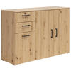 KOMMODE  in 120/83/40 cm  - Anthrazit/Schwarz, MODERN, Holzwerkstoff/Kunststoff (120/83/40cm) - Carryhome