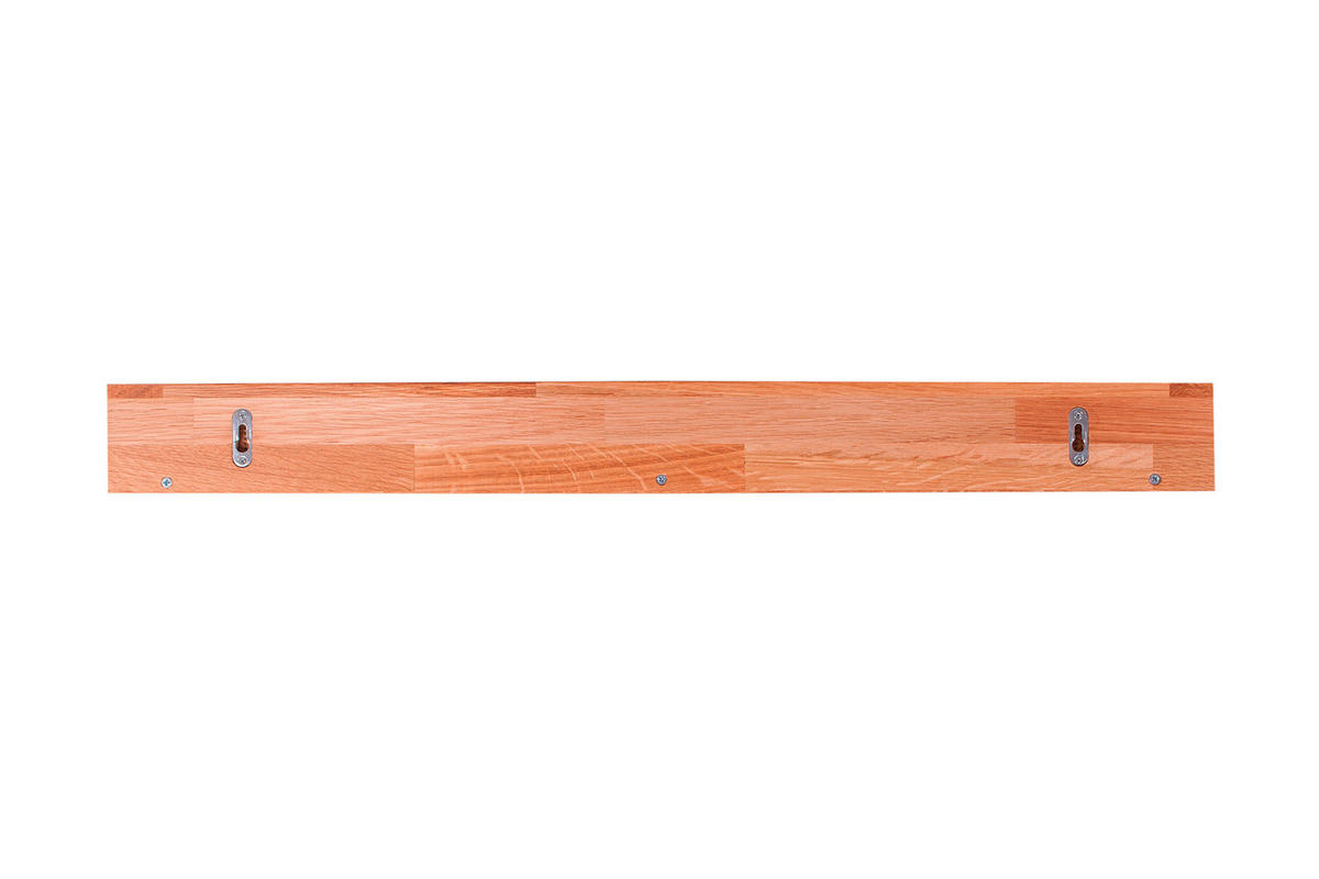 WANDBOARD Eiche Hartholz Eichefarben  - Eichefarben, Basics, Holz (80/8/20cm)