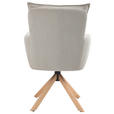ARMLEHNSTUHL  in Cord  - Hellbraun/Buchefarben, Design, Holz/Textil (60/95/67cm) - Novel