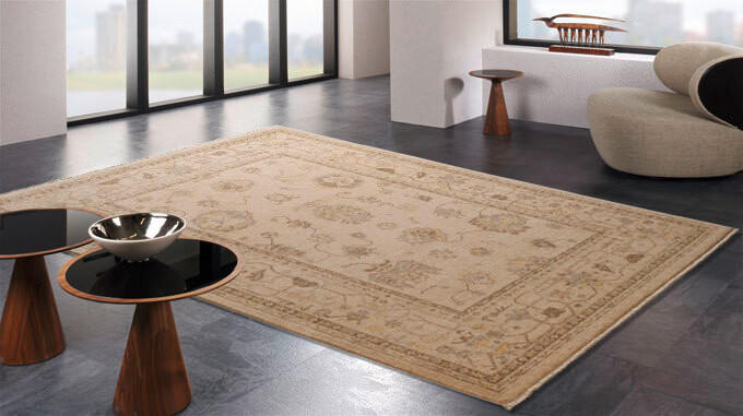 ORIENTTEPPICH 90/160 cm Creme  - Creme, Basics, Textil (90/160cm) - Cazaris