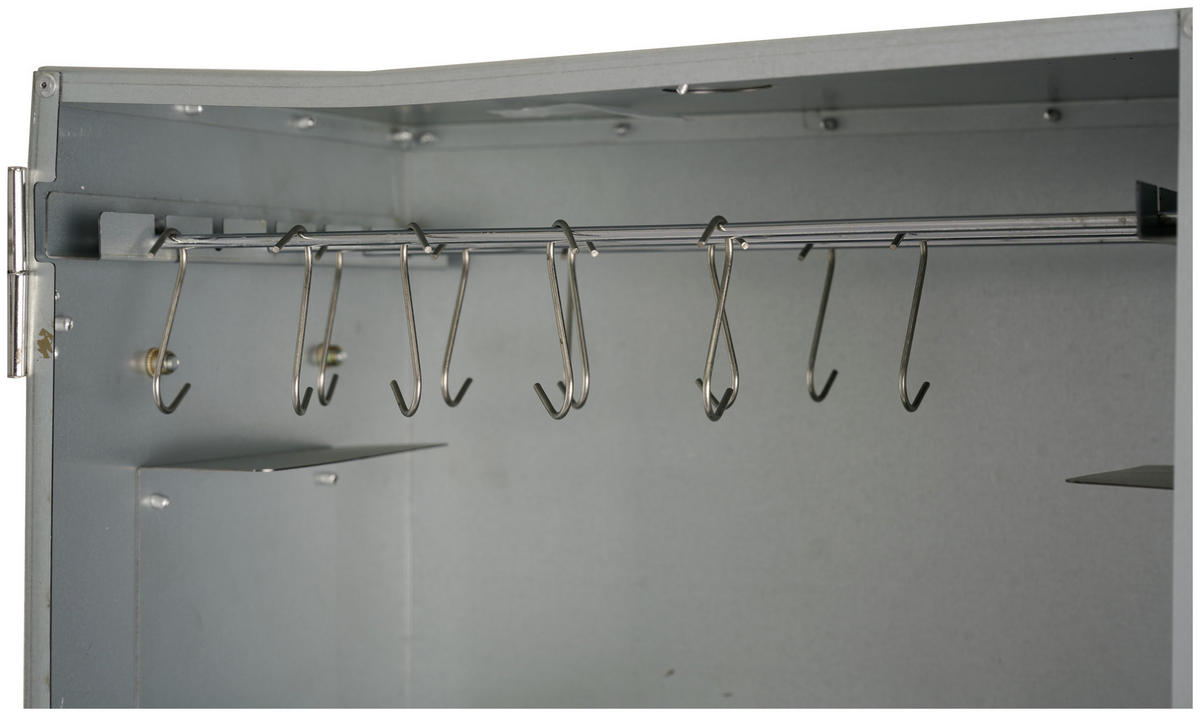 RÄUCHEROFEN - Grau, Basics, Metall (44/80/28cm) - Atrigo