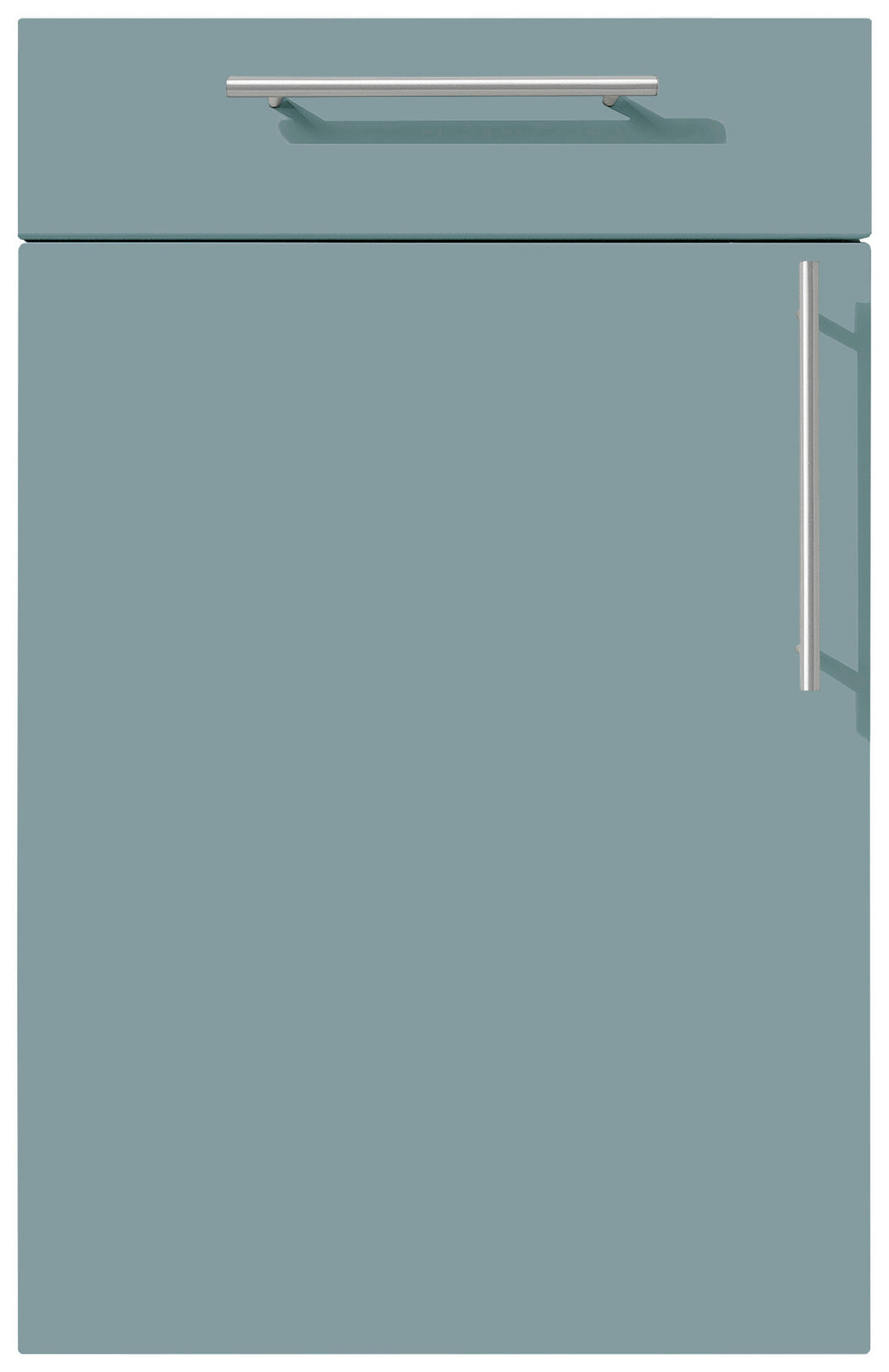 EINBAUKÜCHE SILVIA  - Rot/Schwarz, Design, Holzwerkstoff - Novel