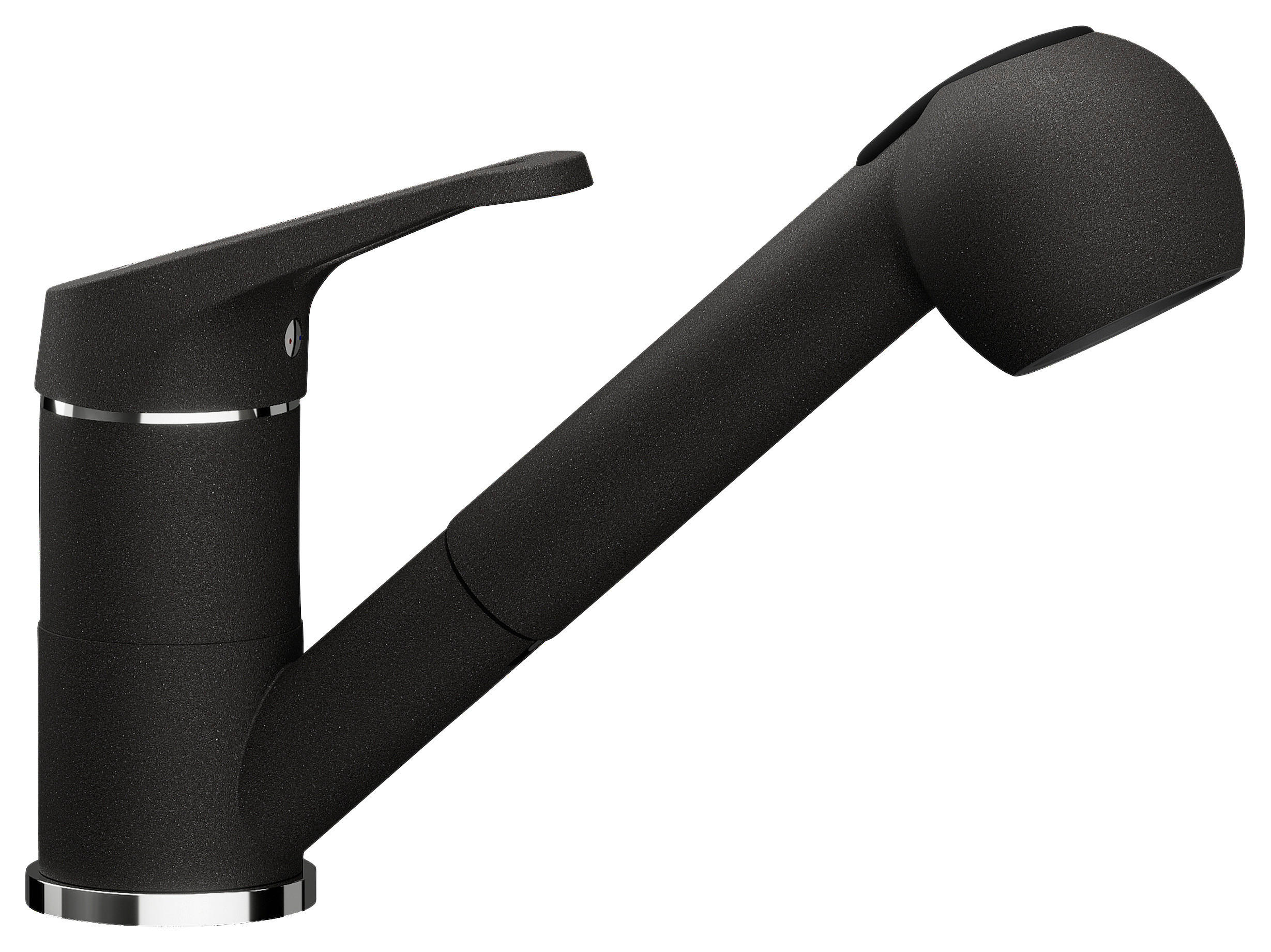 KÜCHENARMATUR 525122GNE  - Schwarz, Basics, Stein/Metall (4,9/17,8/19,7cm) - Schock