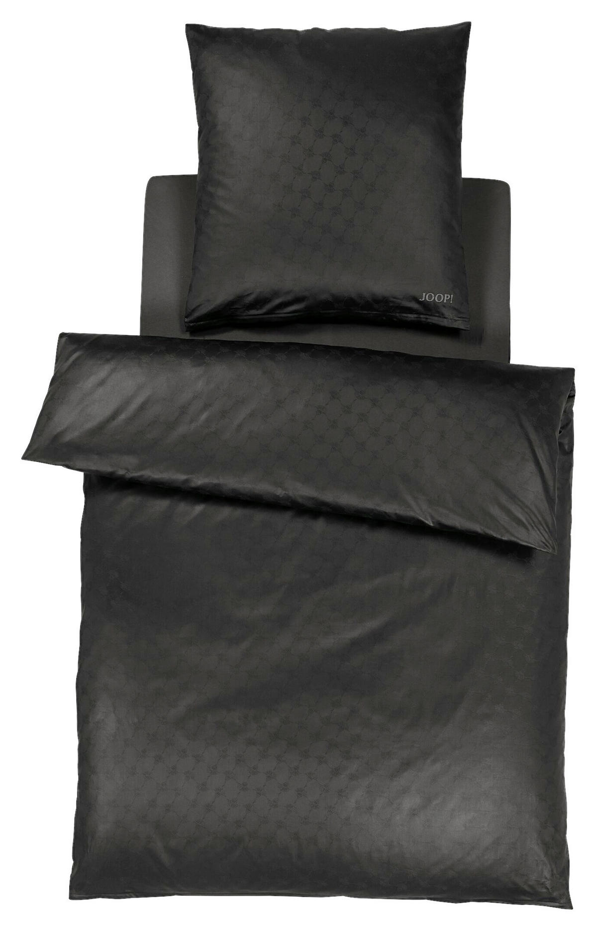 POVLEČENÍ, makosatén, černá, 135/200 cm  - černá, Design, textil (135/200cm) - Joop!