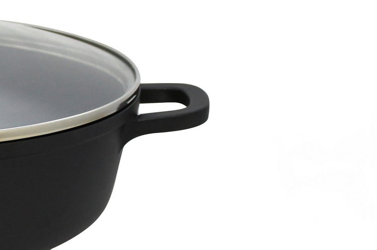 SERVIERPFANNE ELo Alucast Servierpfanne 28 cm cm  - Basics, Metall (28 cmcm) - ELO