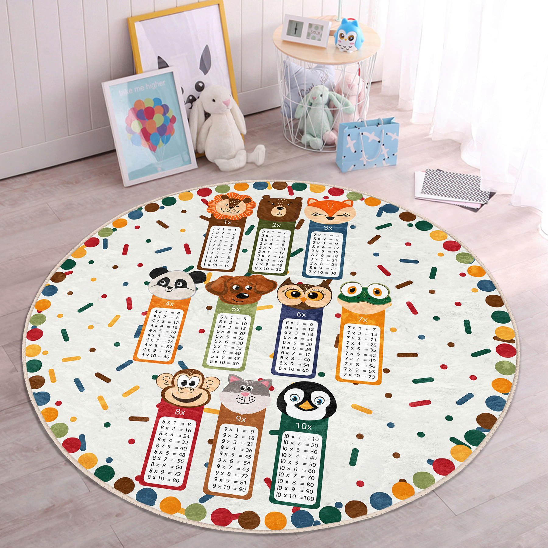 XXXLutz Kinderteppich Mehrfarbig 150x150 cm