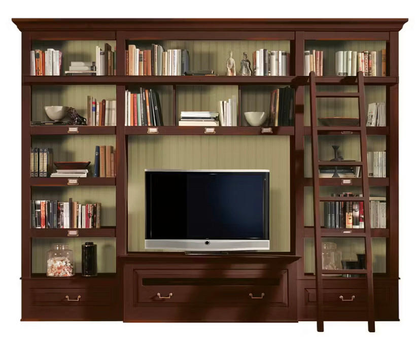 WOHNWAND UrbanClass 3-teilig  in Creme, Nussbaumfarben  311/238,5/52-46,5 cm  - Nussbaumfarben/Creme, LIFESTYLE, Holz/Metall (311/238,5/52-46,5cm) - Livetastic