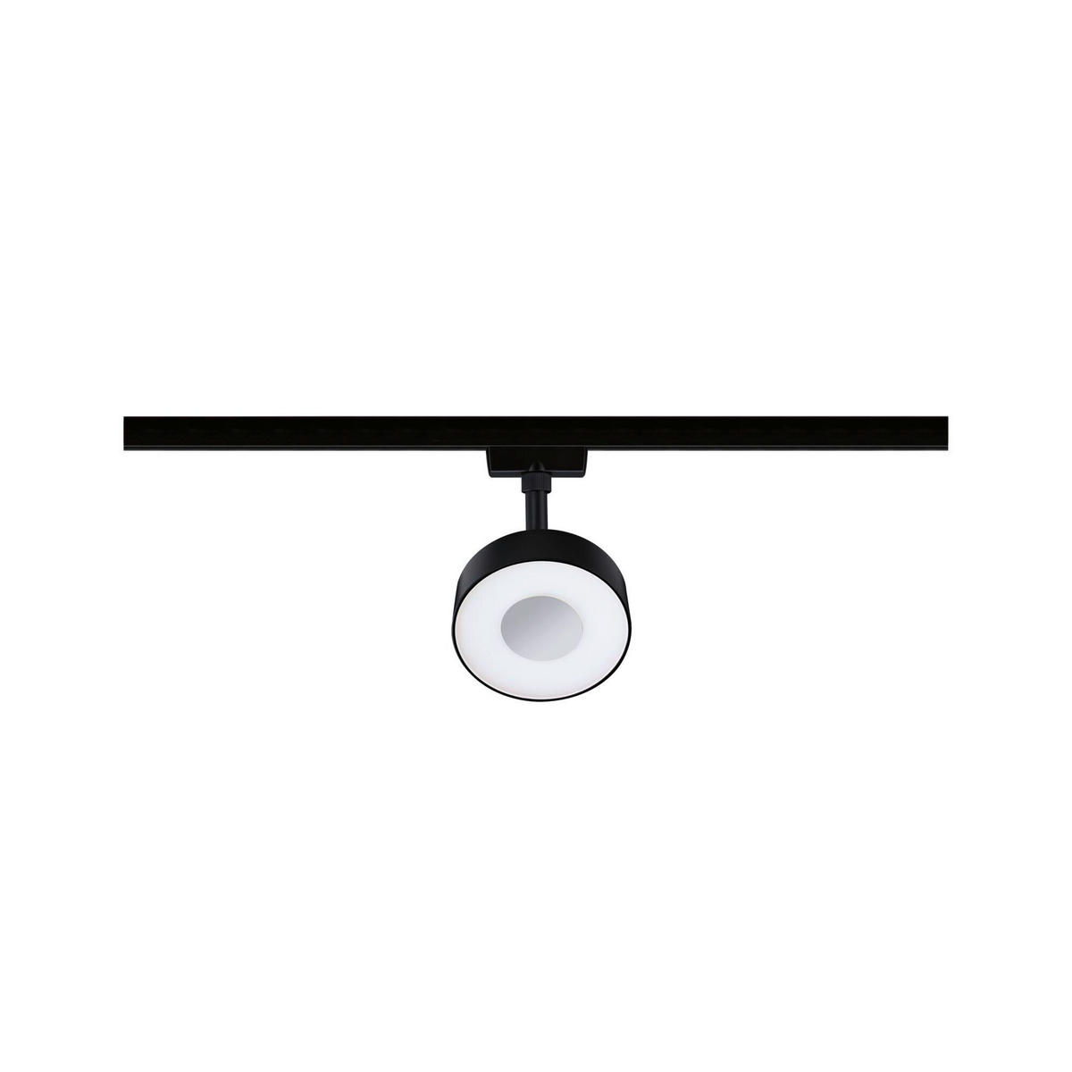 SCHIENENSYSTEM-STRAHLER - Schwarz, Basics, Kunststoff/Metall (10/13,5cm) - Paulmann