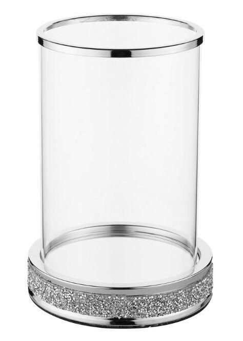 WINDLICHT - Silberfarben, Basics, Metall (18/18/24.5cm)