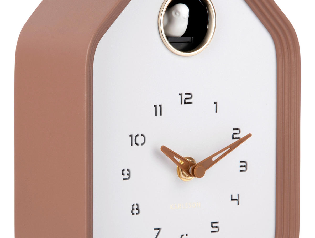WANDUHR Reina Mokka 14/20/7 cm  - Mokka, Basics, Kunststoff (14/20/7cm) - Karlsson