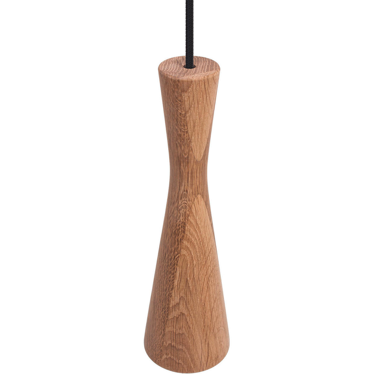 ZÁVĚSNÉ SVÍTIDLO, 10/90-140 cm  - černá/barvy dubu, Natur, dřevo (10/90-140cm)