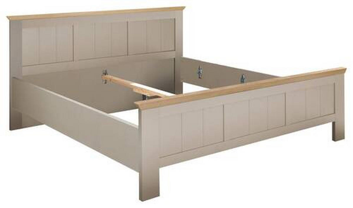 BETT 180/200 cm  in Champagner, Eiche Artisan  - Champagner/Eiche Artisan, LIFESTYLE (180/200cm) - Landscape