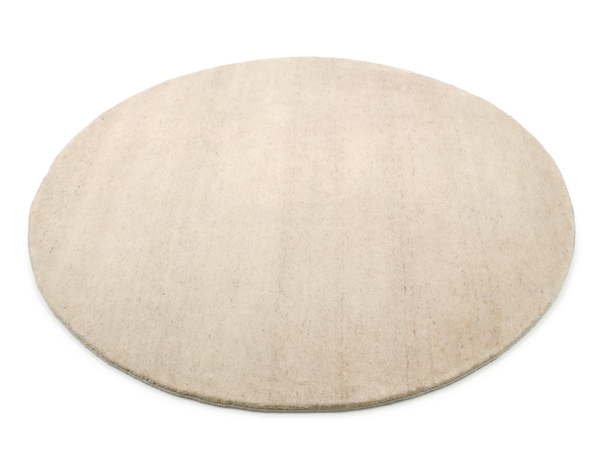 WOLLTEPPICH 150/150 cm Silverström Gelb  - Gelb, Basics, Textil (150/150cm)