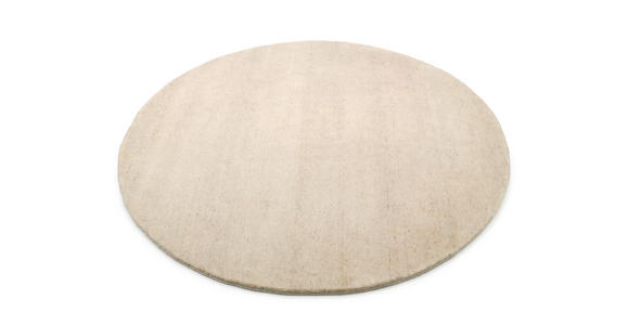 WOLLTEPPICH 150/150 cm Silverström Gelb  - Gelb, Basics, Textil (150/150cm) - Linea Natura