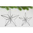 CHRISTBAUMANHÄNGER 2ER SET Silberfarben - Silberfarben, Metall CHRISTBAUMANHÄNGER 2ER SET Silberfarben - Silberfarben, Metall