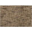 ARMLEHNSTUHL  automatische Rückholfunktion, Sitzfläche 360° drehbar Mikrofaser, Webstoff  - Schwarz/Braun, Design, Textil/Metall (60/83/62cm) - Novel