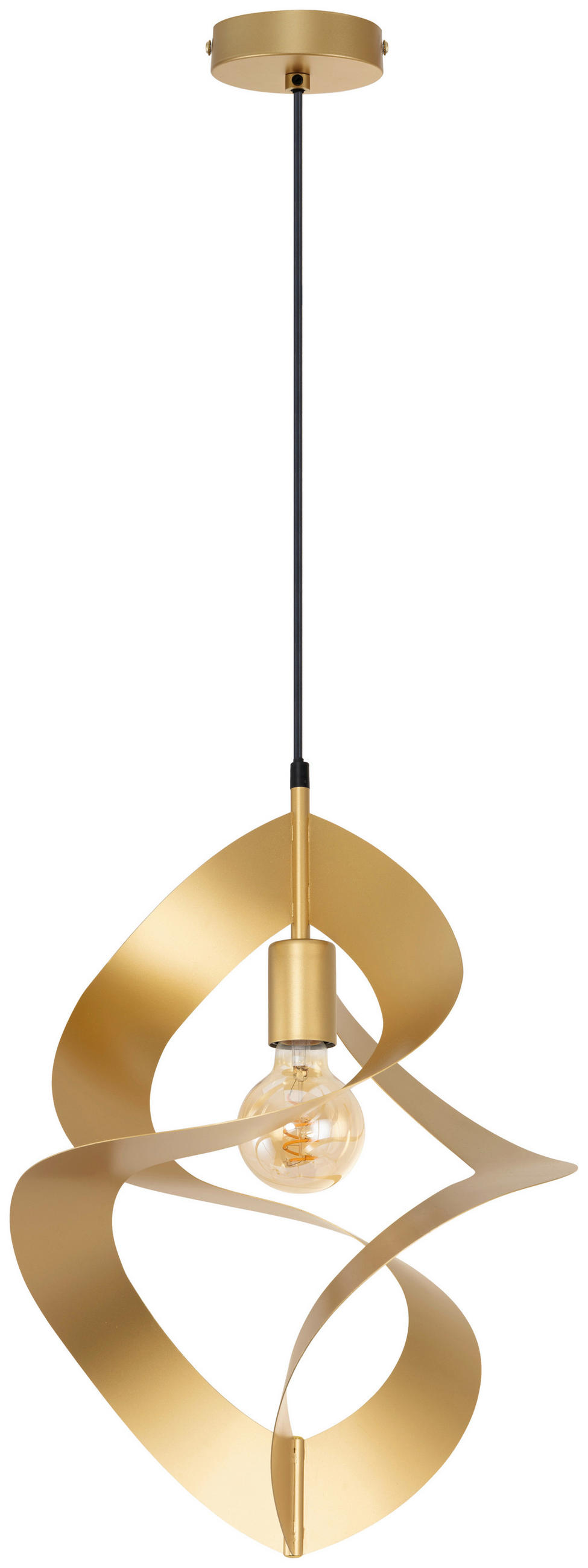 HÄNGELEUCHTE 35/120 cm  - Goldfarben, Design, Metall (35/120cm) - Collet's Monde