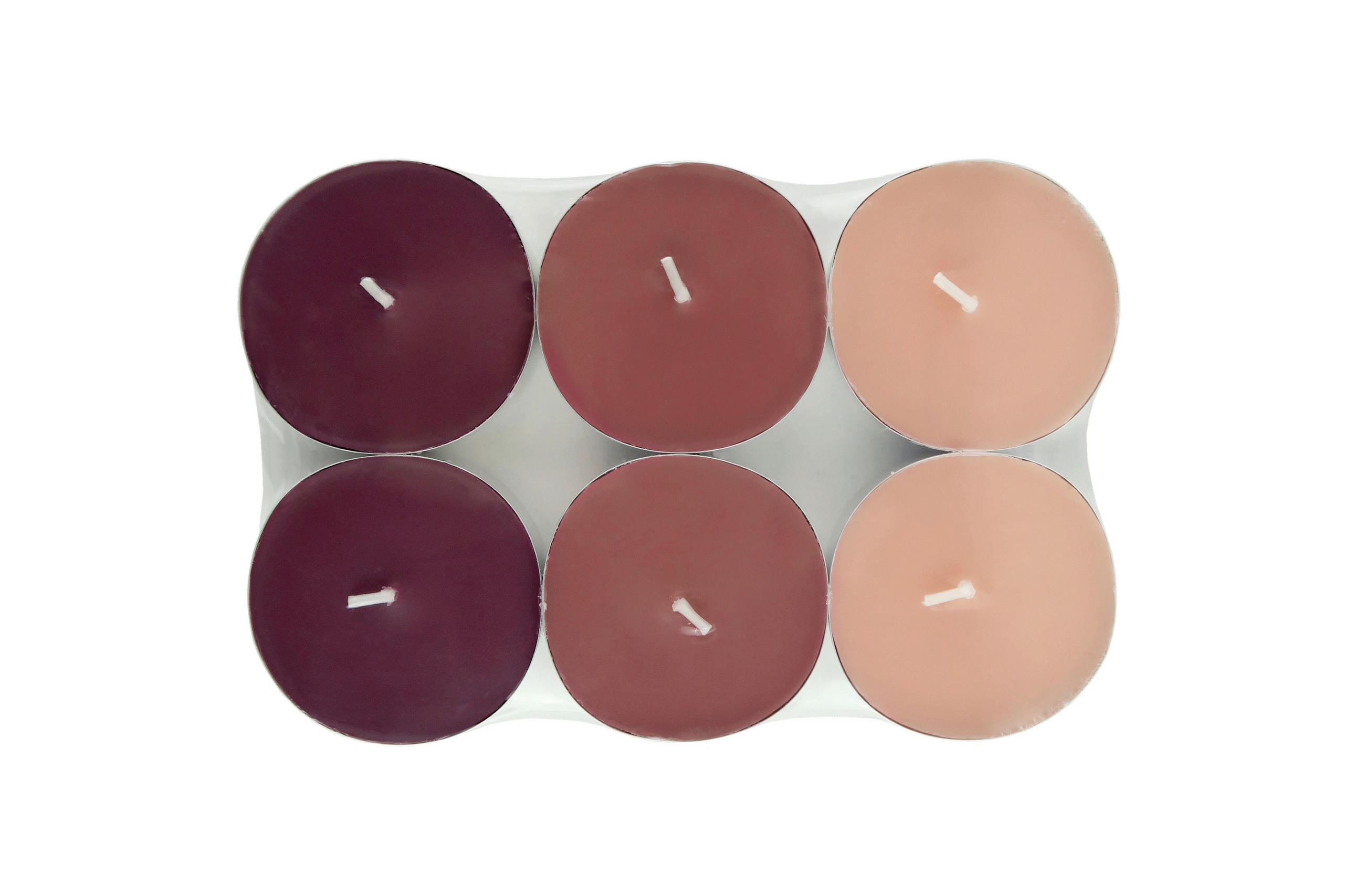 VÄRMELJUS SET 6 styck  - pink/ljusrosa, Basics, metall/textil (5,7/1,9cm) - Best Price