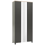 GARDEROBENSCHRANK Dieter Knoll  in 89/193/37 cm  - Eichefarben/Anthrazit, Design, Holz/Holzwerkstoff (89/193/37cm) - Dieter Knoll