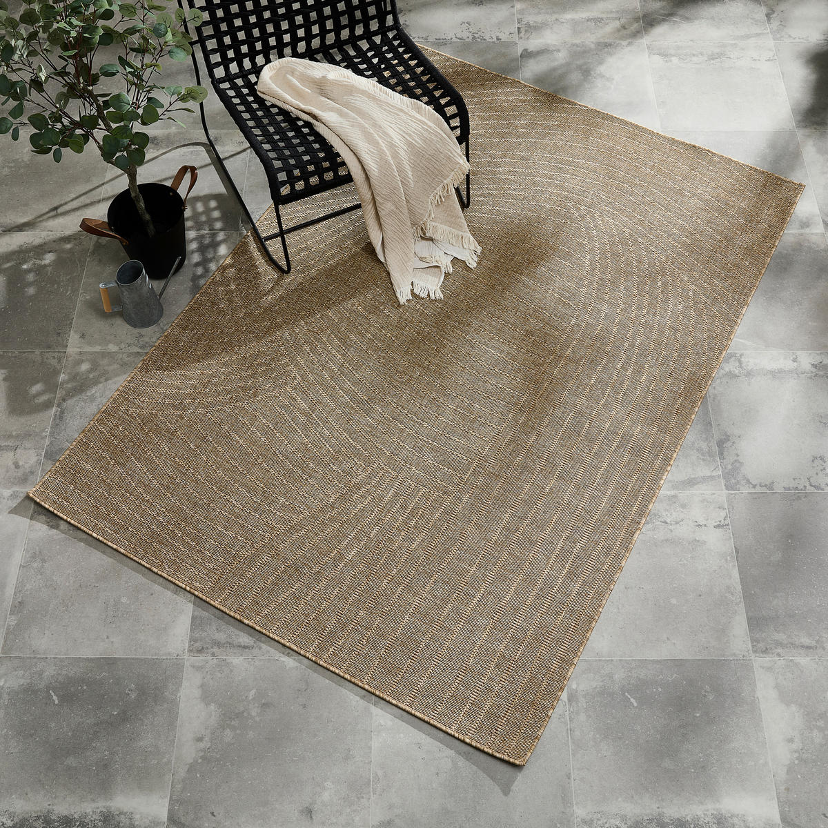 OUTDOORTEPPICH 80/150 cm Beige  - Beige, LIFESTYLE, Textil (80/150cm) - Ambia Garden