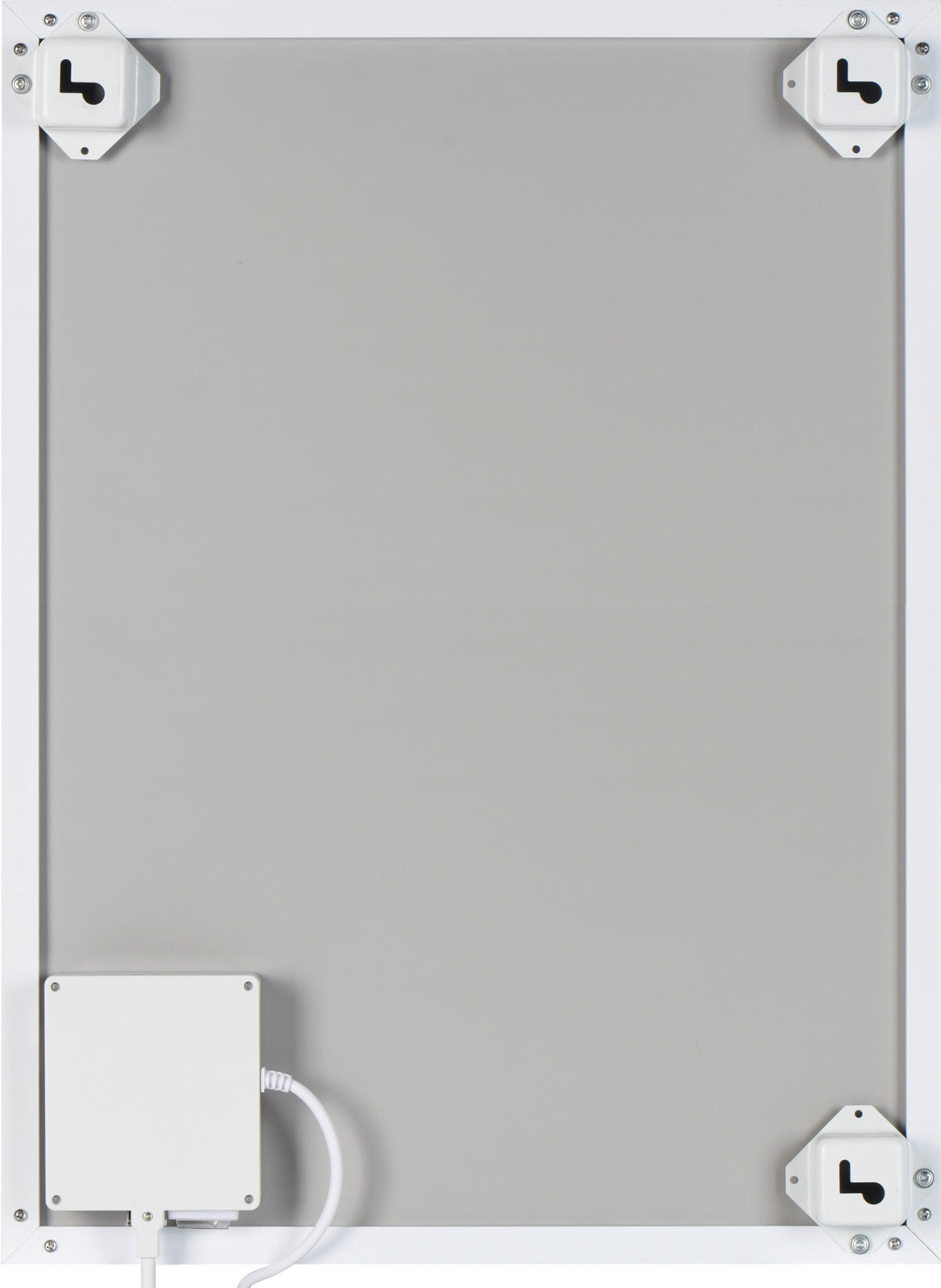 INFRAROT-HEIZPANEEL 70/60/4,5 cm 500 W  - Weiß, Basics, Kunststoff/Metall (70/60/4,5cm)