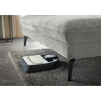 WOHNLANDSCHAFT in Webstoff Silberfarben  - Silberfarben/Schwarz, Design, Textil/Metall (157/354/208cm) - Dieter Knoll