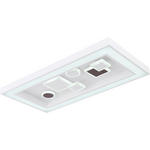 LED-DECKENLEUCHTE 36 W    60/30/7 cm  - Opal/Weiß, Trend, Kunststoff/Metall (60/30/7cm) - Novel