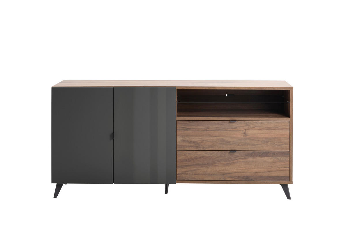 KOMODA,  - Design, kovina/steklo (179/42.9/85cm) - Carryhome