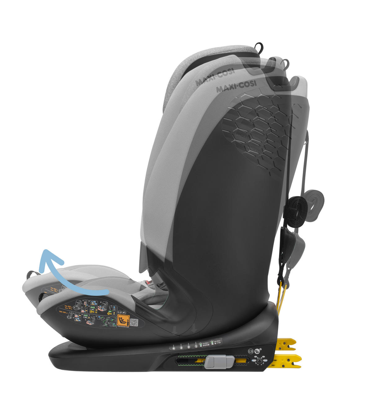 AUTO-SEDIŠTE ZA DECU  TITAN PLUS I-SIZE  - svetlosiva, Osnovno, papir/metal (46/76/60cm) - Maxi-Cosi