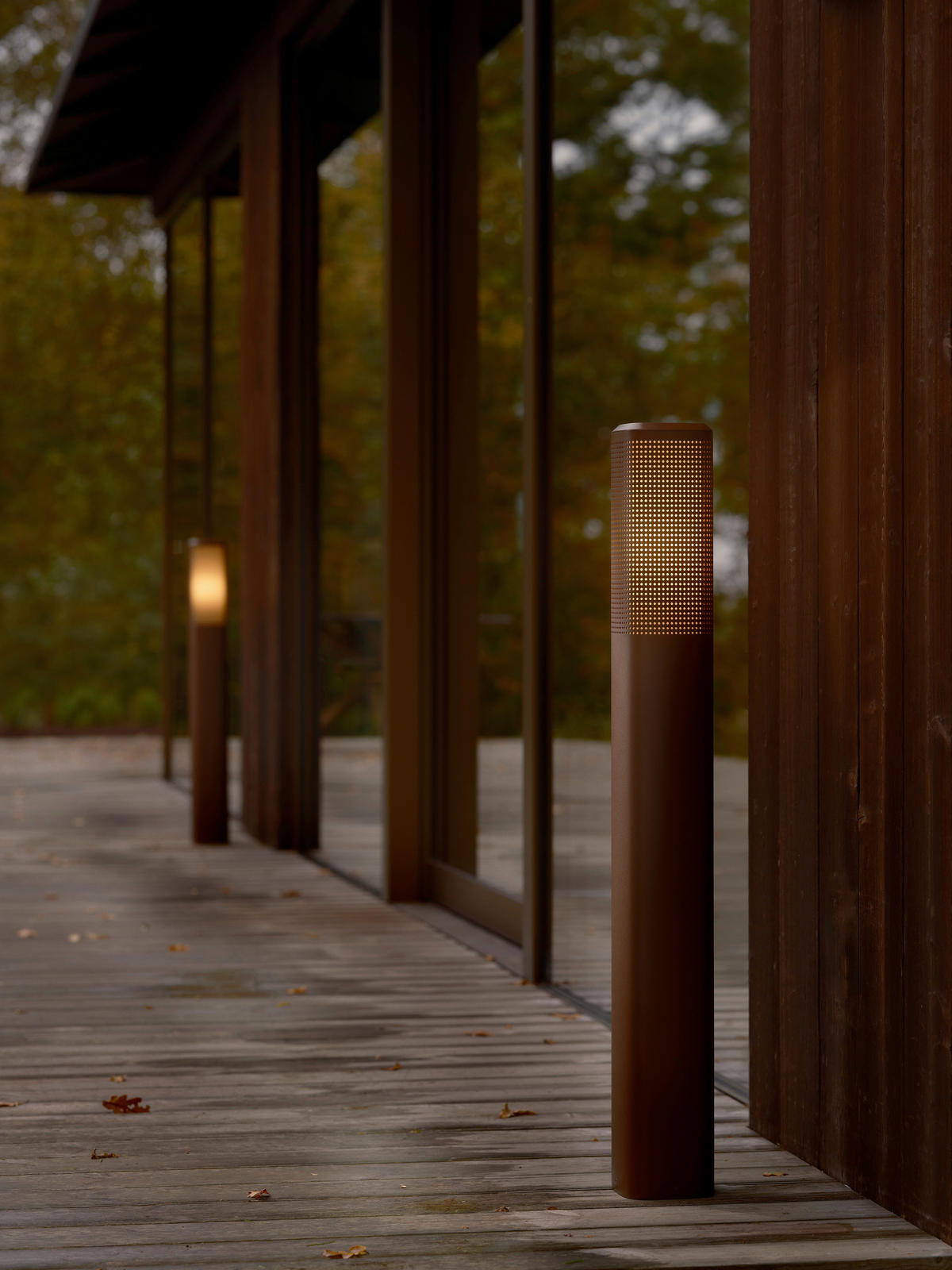 WEGELEUCHTE 12/95 cm  - Braun, Design, Metall (12/95cm) - Nordlux