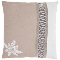 ZIERKISSEN   45/45 cm   - Cappuccino, Design, Textil (45/45cm) - Ambia Home