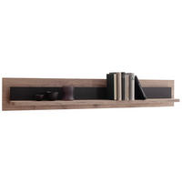 WANDBOARD  150/24/18 cm  - Eiche dunkel/Anthrazit, Konventionell, Holzwerkstoff (150/24/18cm) - Cantus
