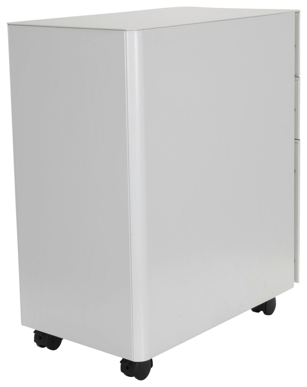 ROLLCONTAINER Weiß  - Weiß, MODERN, Kunststoff/Metall (30/59/50cm) - MID.YOU