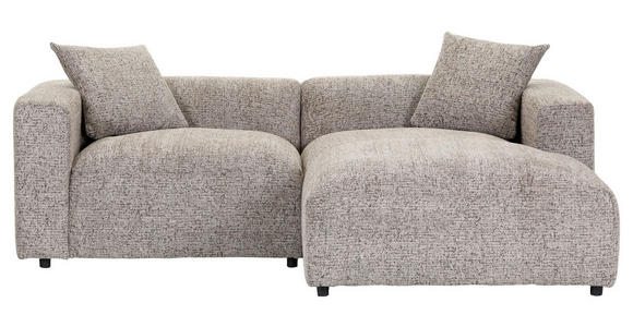ECKSOFA  in Chenille Braun  231/178 cm  - Schwarz/Braun, MODERN, Kunststoff/Textil (231/178cm) - Carryhome