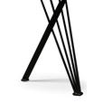 ESSTISCH      - Schwarz/Akaziefarben, Design, Holz/Metall (175/90/76cm) - Landscape