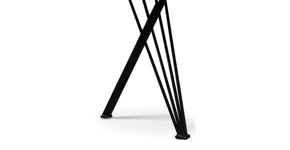 ESSTISCH      - Schwarz/Akaziefarben, Design, Holz/Metall (175/90/76cm) - Landscape