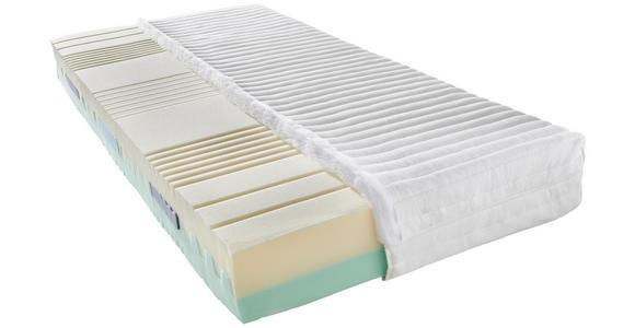 KALTSCHAUMMATRATZE 90/200 cm - Weiß, Basics, Textil (90/200cm) - Sleeptex