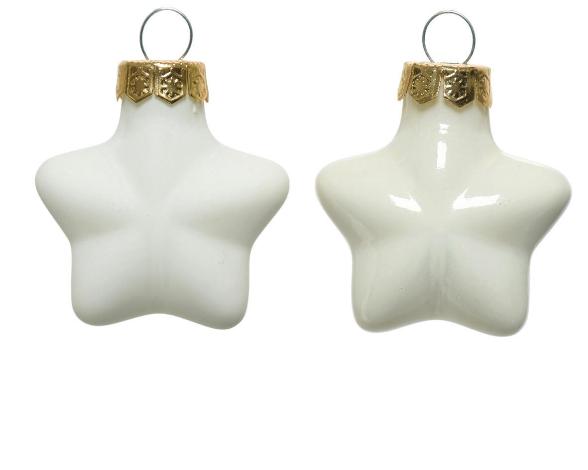 CHRISTBAUMKUGEL-SET 12-teilig  - Weiß, LIFESTYLE, Glas (2,00/4,50/4,00cm)