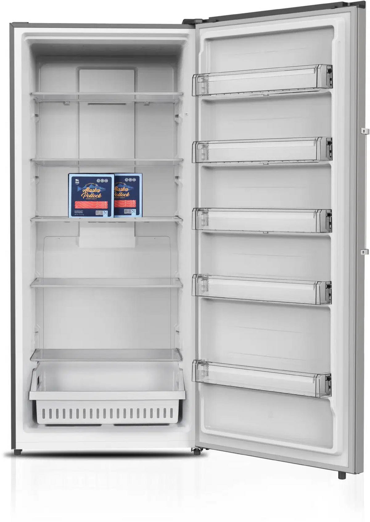 GEFRIERSCHRANK GN 6000  - Dunkelgrau, Basics, Metall (84/189,5/75cm) - Nabo