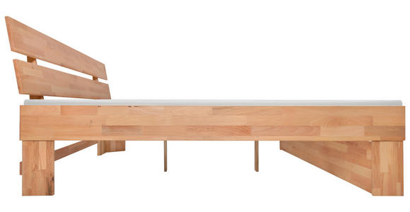 BETT 180/200 cm,  in Kernbuche,  - Kernbuche, Natur, Holz (180/200cm) - Carryhome