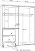 SCHWEBETÜRENSCHRANK 2-türig Weiß  - Alufarben/Weiß, Basics, Holzwerkstoff/Metall (170/200/61cm) - MID.YOU