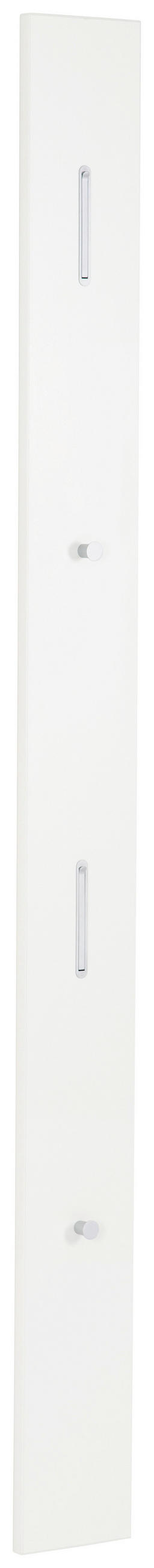 GARDEROBENPANEEL  in 16/180/2 cm  - Weiß, Design, Holzwerkstoff (16/180/2cm) - Moderano