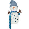 DÍSZPÁRNA 53/25 cm  - kék, textil (53/25cm) - X-Mas