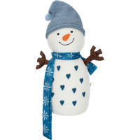 DÍSZPÁRNA 53/25 cm  - kék, textil (53/25cm) - X-Mas