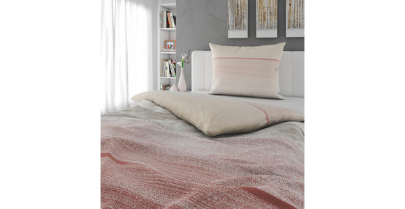 BETTWÄSCHE TANJA Satin 140/200 cm  - Hellrosa, KONVENTIONELL, Textil (140/200cm) - Novel