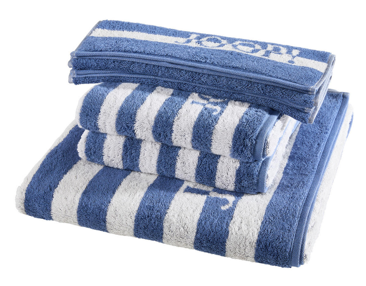 SADA RUČNÍKŮ A OSUŠEK, modrá - modrá, Basics, textil - Joop!